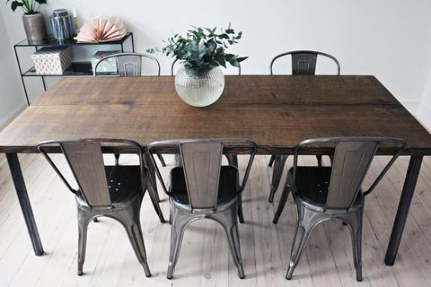 Our New Wooden Table - Christina Dueholm with regard to Table Set, 3-Piece Set, Dark Taupe